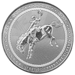 1oz Scottsdale Cowboy with Buffalo Privy Silver Round 