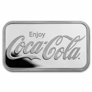 1oz Coca-Cola .999 Silver Bar
