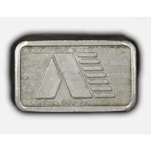 1981 1oz Vintage USVI A-Mark .999 Silver Stacker Bar