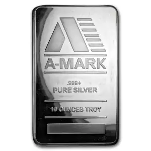 10oz A-Mark .999 Silver Bar (3)