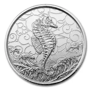 2020 1oz Samoa Seahorse .999 Silver BU