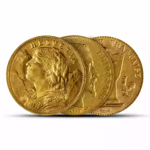  French 20 Franc Gold Coins (Random Design) (3)