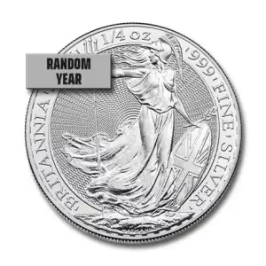 Any Year 1/4oz Great Britain Britannia .999 Silver
