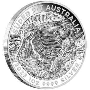 2023 1oz Australia Perth Mint Super Pit .9999 Silver Coin