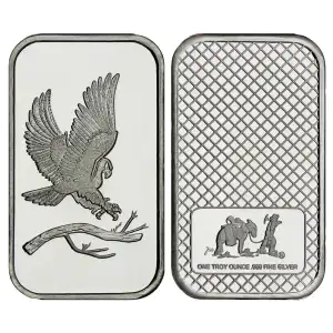 1oz  SilverTowne .999 Silver Eagle Bar