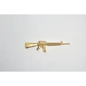 Investment Caster 24k Gold Plated M16 .999 Silver