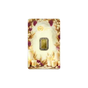 1g Germania Mint First Holy Communion (Version 2) .9999 Gold Bar in Assay