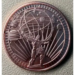 1 oz Atlas .999 Copper Round