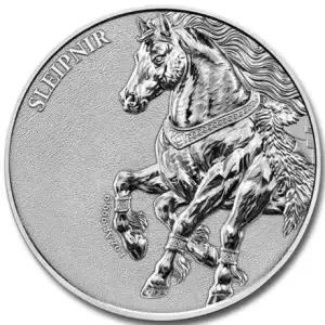 2026 1oz Germania Beasts: Sleipnir .9999 Silver BU Coin