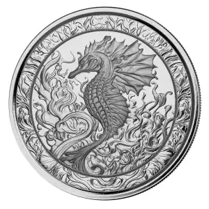 2023 1oz Samoa Seahorse .999 Silver proof- like Coin