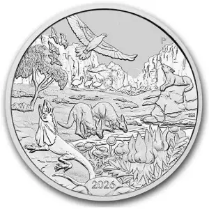 2026 1oz Australian Perth Mint Wonders of Australia: The Outback .9999 Silver Coin