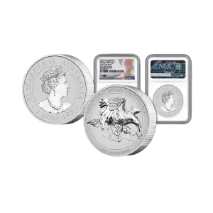 2021 2oz Australia Perth Mint Wedge Tailed Eagle UHR NGC Rev PF70 FDOI Mercanti
