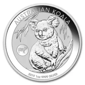 2019 1oz Australian Perth Mint Koala W/ Pig Privy .9999 Silver Coin