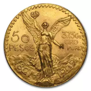 1929 Mexico Gold 50 Pesos BU (2)