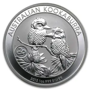 2013 1oz Australian Perth Mint Kookaburra w/ Snake Privy .999 Silver