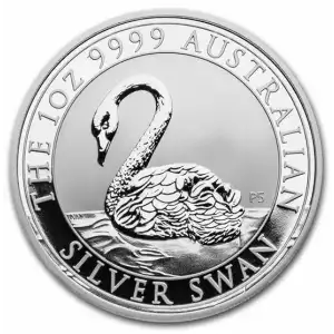 2021 1oz Australia Perth Mint Swan .9999 Silver Coin