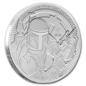 2020 Niue 1oz $2 Star Wars: Boba Fett .999 Silver