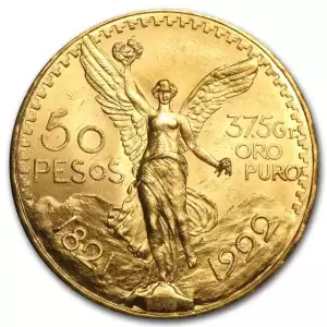 1922 Mexico Gold 50 Pesos BU (2)