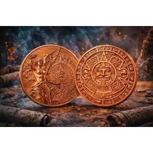 2026 1 Kilo Mexican Angel of Independence .999 Copper Medal in Capsule & OGP