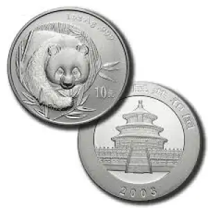 2003 1oz Chinese Panda .999 Silver