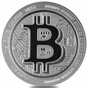 2022 Niue 1oz Bitcoin .9999 Silver Coin