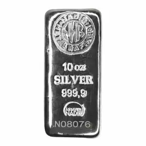 10oz Nadir .999 Silver Bar