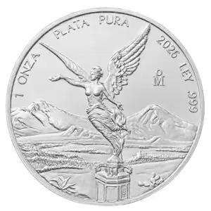2026 1 oz  Mexican Libertad BU .999 Silver Coin