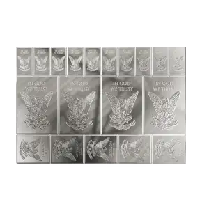 2oz Sunshine Mint Eagle .9999 Silver Prepper Bar in Mint Capsule