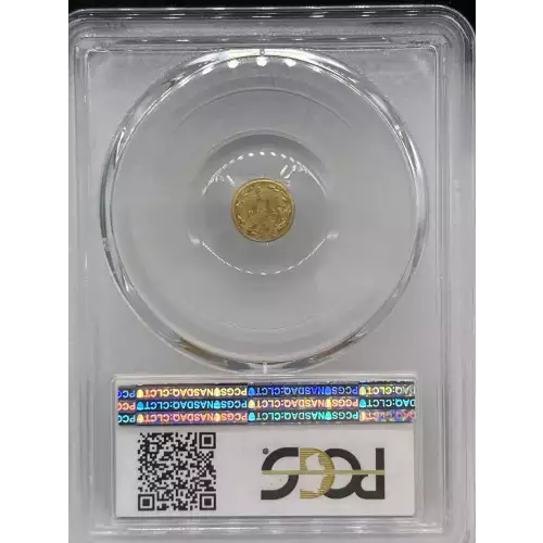 Territorial Gold -California Small Denomination Gold-Quarter Dollar Round-Liberty Head -Gold- 0.25 Dollar (3)