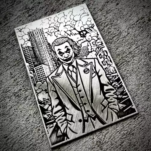 The Joker V1 1 oz Silver Card Bar by North View Products