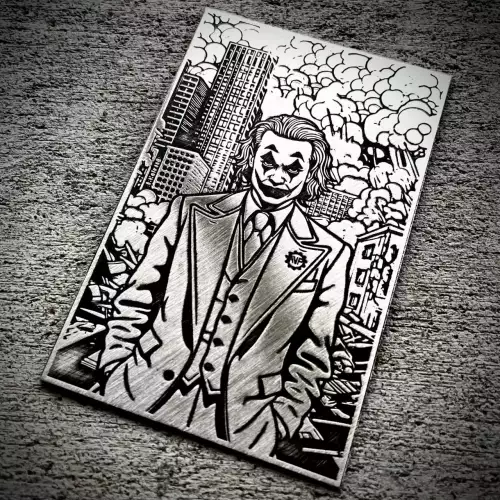 The Joker V1 1 oz Silver Card Bar by North View Products (2)