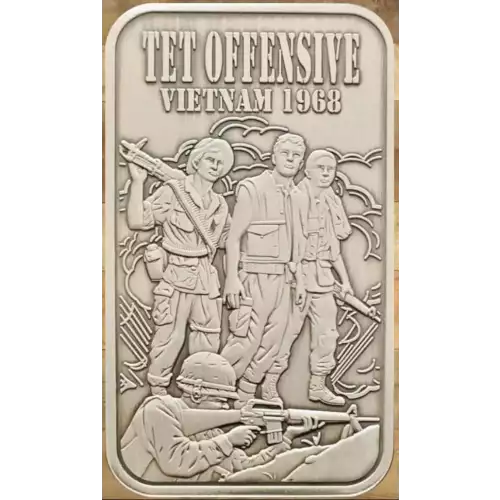 Wartime Relics Series #6 - Tet Offensive 1 oz Silver Bar